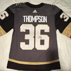 Adidas Vegas Golden Knights Thompson #36 Autographed Hockey Jersey Original