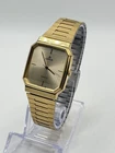 Vintage LORUS(Seiko) Men's Goldtone Tank style Quartz Watch