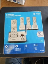 AT&T 3 Handset Cordless Phone Answering System EL52429 Extra Large Display