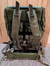 Gen 1 1970's Genuine US Army LC-1 Black ALICE Pack Frame (Complete &...