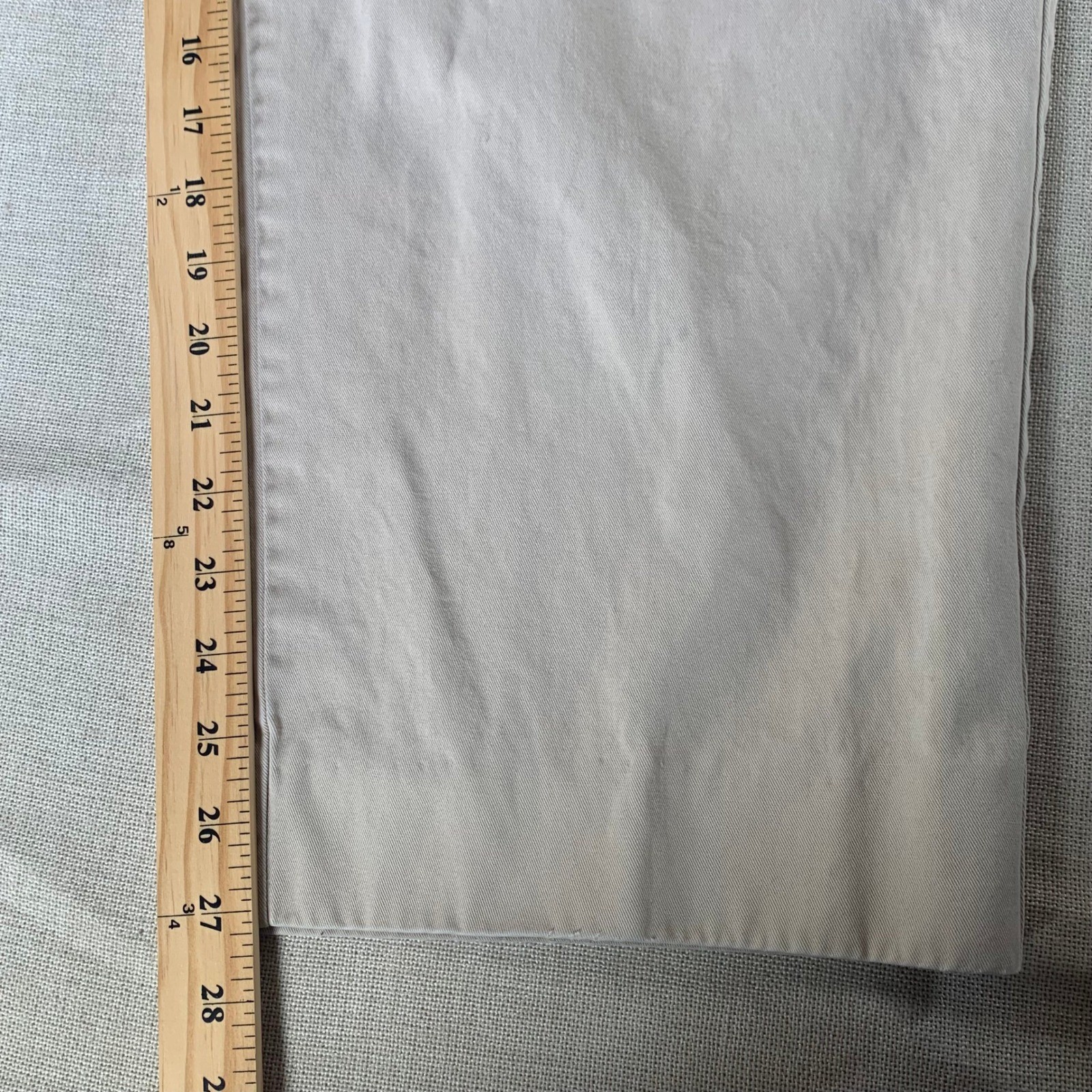 Polo Ralph Lauren Andrew Pant Mens 38x27 Pleated Chino Khaki Tan Cotton Trousers thumbnail 5