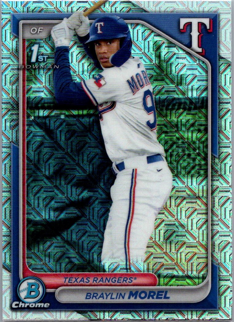 2024 Bowman Chrome #BCP-192 Braylin Morel Prospects Mojo Refractors