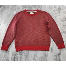 Weatherproof Vintage Cotton Crew Neck Pull Over Sweater Size XXL Red Dot Casual