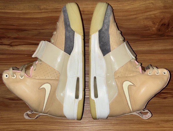 Nike Air Yeezy 1 Net Tan Talla 9 OG TODO 2009 Kanye West 366164-111 RARO LIMPIO!! 5
