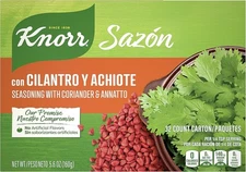 (Free Duty Tax) Knorr Sazón Flavorful Seasoning for Sauce, Meat, Poultry, Fi