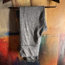 PUMA Ankle Leggings Gray Women’s Large L Regular Athletic Stretch Yoga Pants 