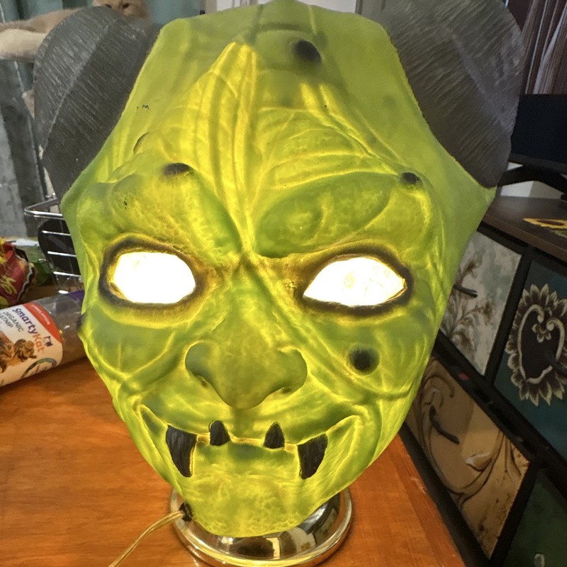 Goosebumps Mask The Haunted Halloween Mask Parachute Press 1990s RL Stine