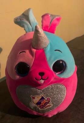 ZURU Rainbocorns 15  Pink Blue Bunny Rabbit Plush 