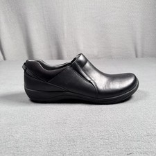 Dansko Shoes Womens Size 9.5 Black Leather Slip On Slip Resistant 1957020202