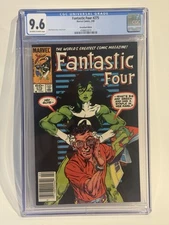 Fantastic Four #275 (1985) Byrne Stan Lee  She-Hulk Cover * NEWSSTAND * CGC 9.6