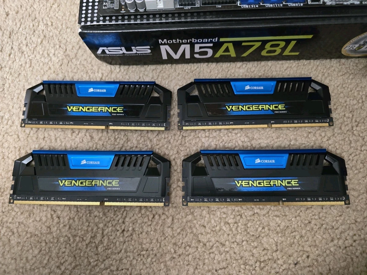 25+ Corsair Computer RAM 32 GB Total Capacity 4 Modules for sale