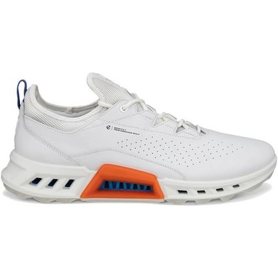 NEW MENS ECCO BIOM C4 GORE-TEX Golf Shoes, Size 7-7.5 (EU 41), WHITE/BLUE