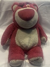 Disney Store 15" Lotso Huggin Bear Plush Strawberry Scent Toy Story 3 Stuffed