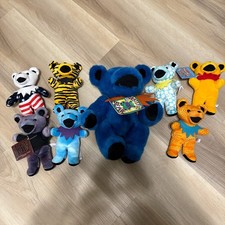 Grateful Dead Plush Dancing liquid blue  8 Bears 