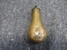 ORIGINAL CIVIL WAR ERA COLT TYPE PISTOL POWDER FLASK WITH PATRIOTIC EAGLE