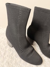 Eileen Fisher Knit Black Booties Size 9