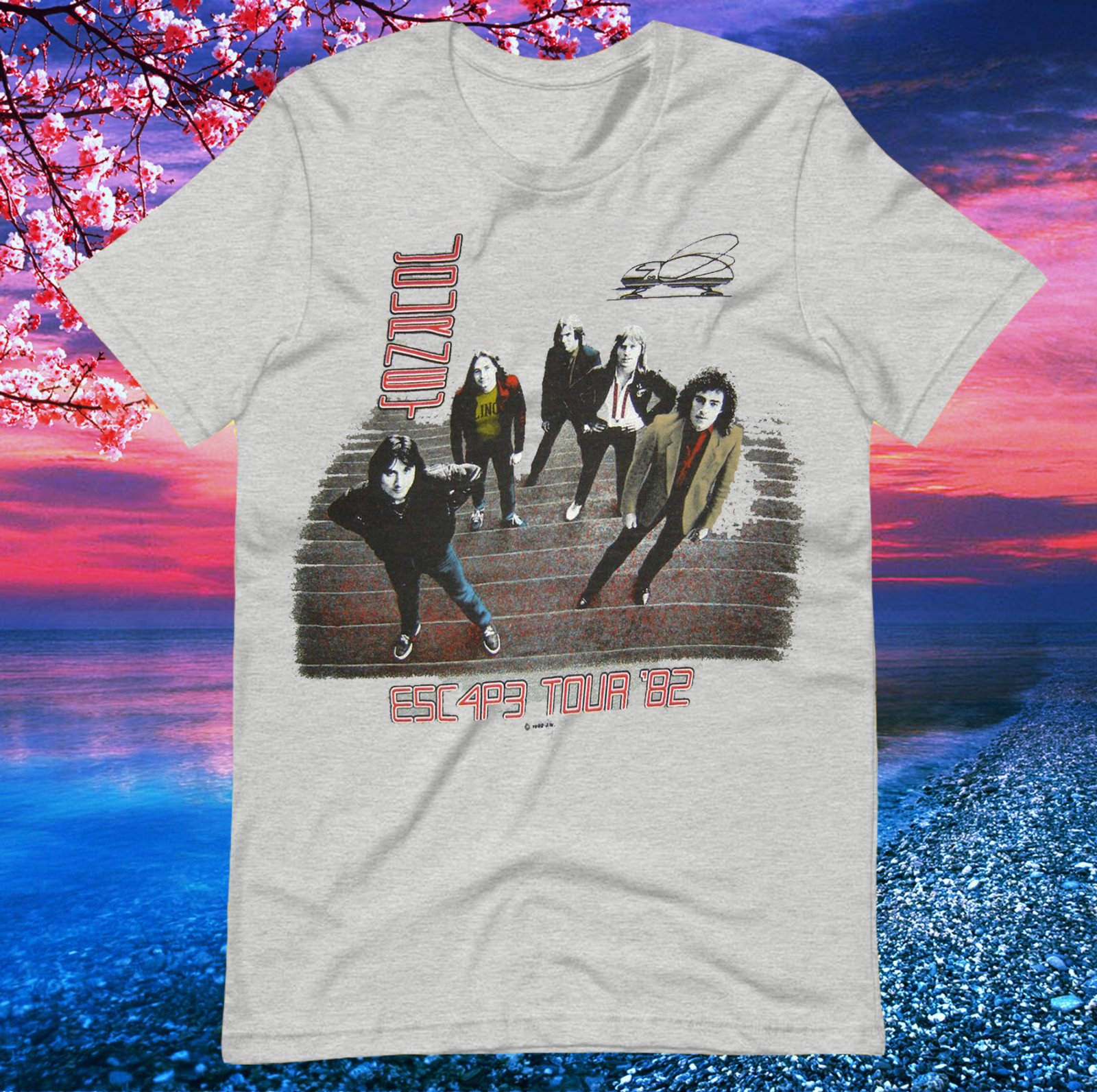 Vintage Concert JOURNEY 82 T Shirt Size S M L 234XL Cotton men Women