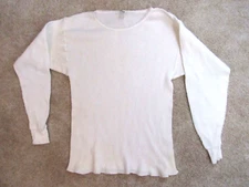 Basic Editions Long Johns Top Thermal Underwear Base Layer  Womens Size XL