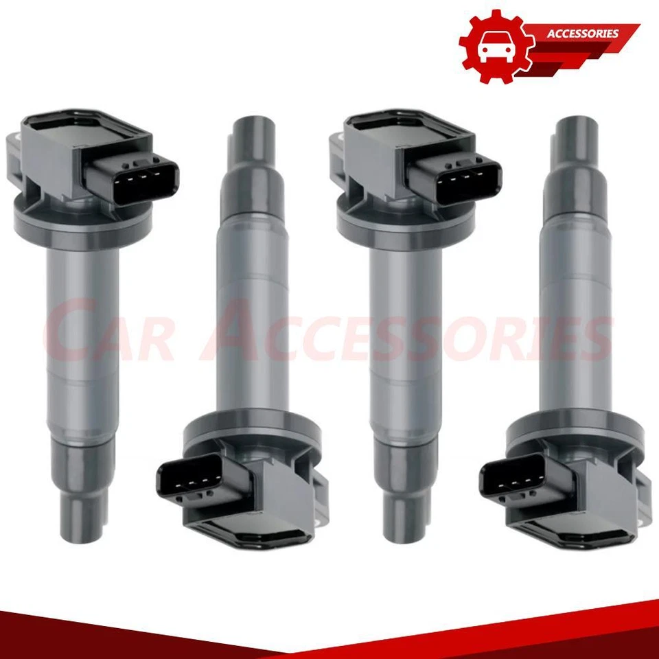 Ignition Coil & Spark Plug w/plugs For Toyota Scion XA XB 1.5L UF316 90919-02240 - Image 3 of 4