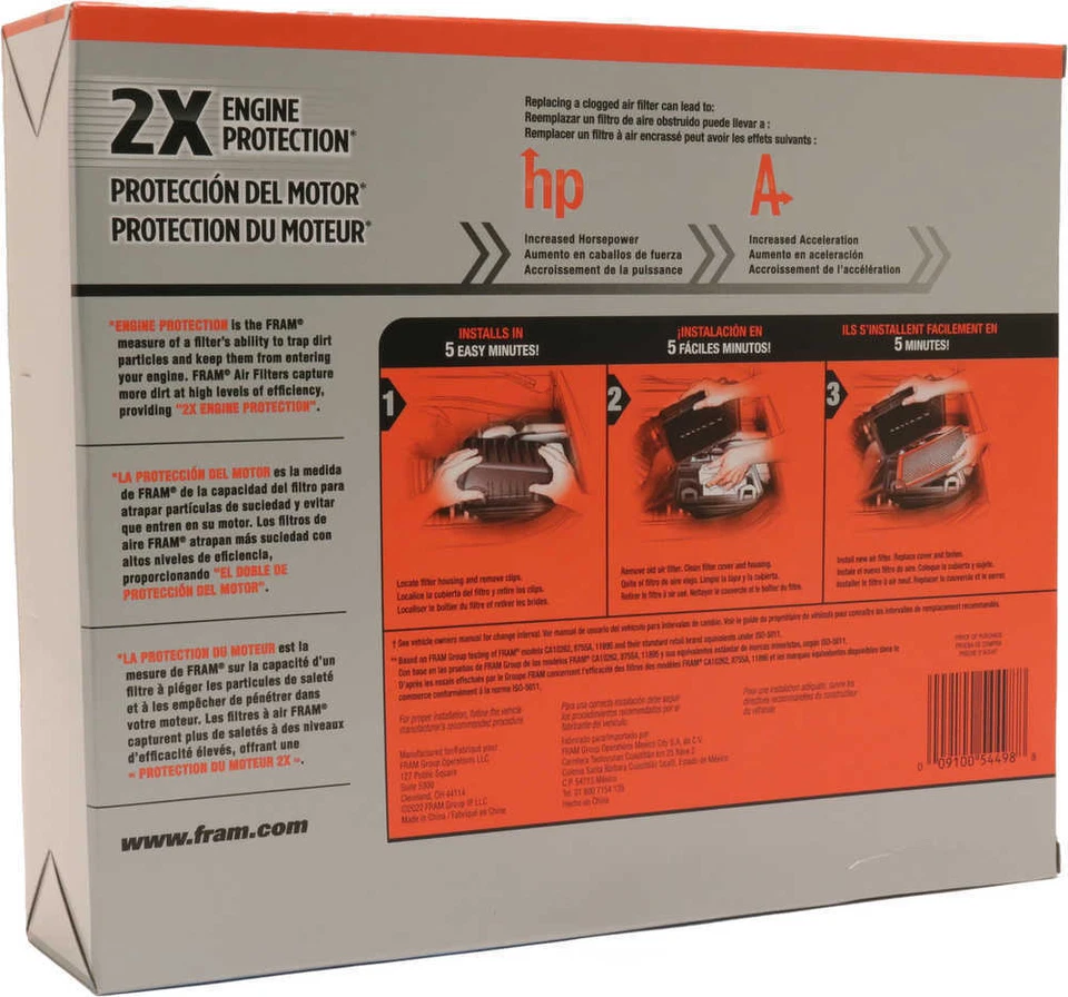 Filtro de aire para Hyundai Genesis 2010-2012 cupé cuadro Foto 4 de 4