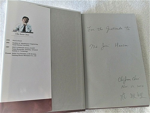 SIGNED by CHI-JOON CHOI - PREPARING FOR THE FUTURE MANAGEMENT PHILOSOPHY SAMSUNG - Picture 2 of 6