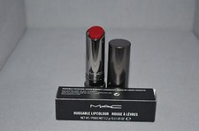 MAC Huggable Lip Colour Red Necessity 0.11oz New Boxed