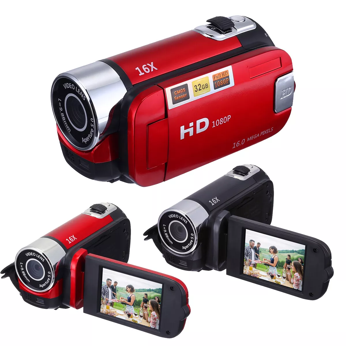 1080P Digital Video Camera Camcorder TFT LCD 24MP 16X Zoom DV AV Vision | eBay