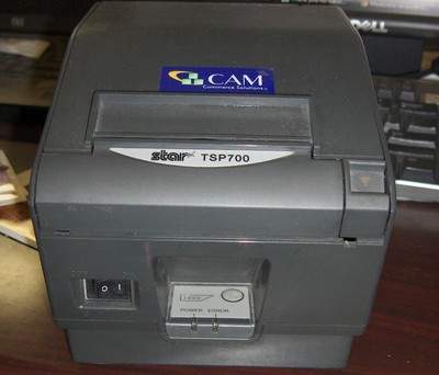 STAR TSP700 TSP743C direct Thermal Receipt Ticket Printer POS RJ45 Network + PSU