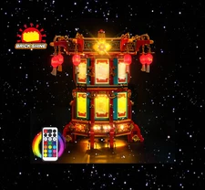 Brick Shine - Light Kit for Lego Trotting Lantern 80116 (NEW)