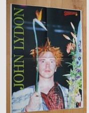 John Lydon Sex Pistols 1990s  Finnish Magazine Poster 54x40 Cm