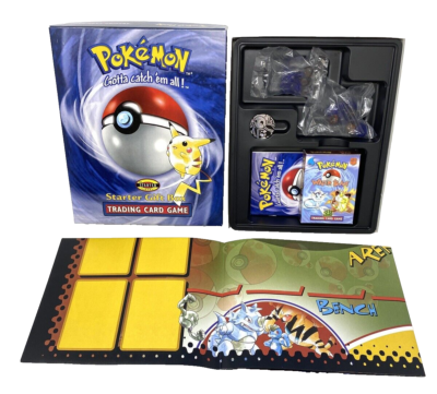 1999 Pokemon Starter Gift Box w/ Playmat, Eevee Coin, Deck Box