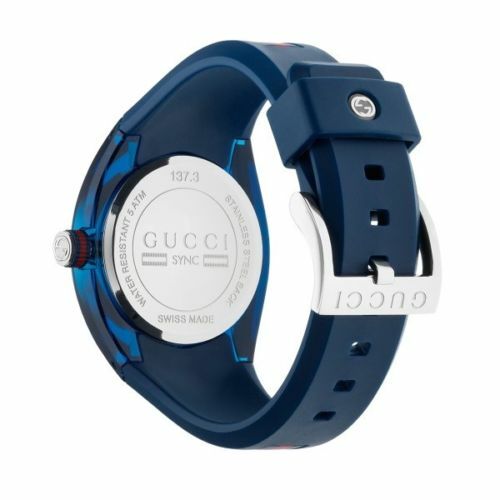 Gucci YA137103 Unisex Sync XXL Rubber Quartz Watch - Marketplace