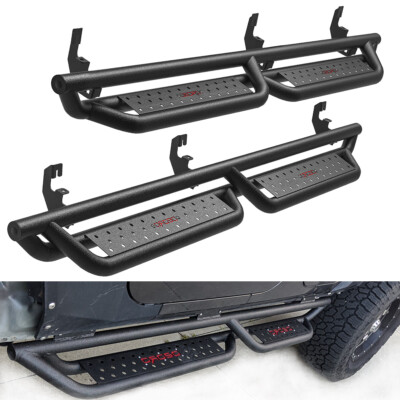 Running Boards for 2015-2026 Chevy Colorado Canyon Crew Cab Drop Bars Side Steps