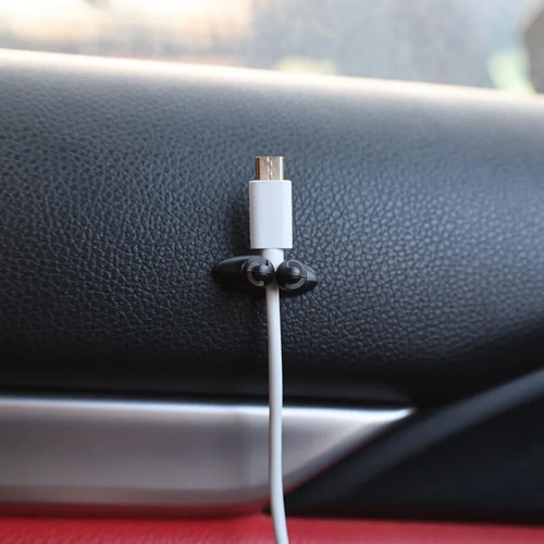 10pcs Wire Cord Cable Tidy Holder Drop Clip Organizer Line Fixer Car Accessories - 第 5/18 張圖片