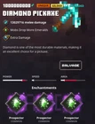 Minecraft Dungeons - Diamond Pickaxe Unique Gilded (Xbox)(PS4)(Switch)(PC)