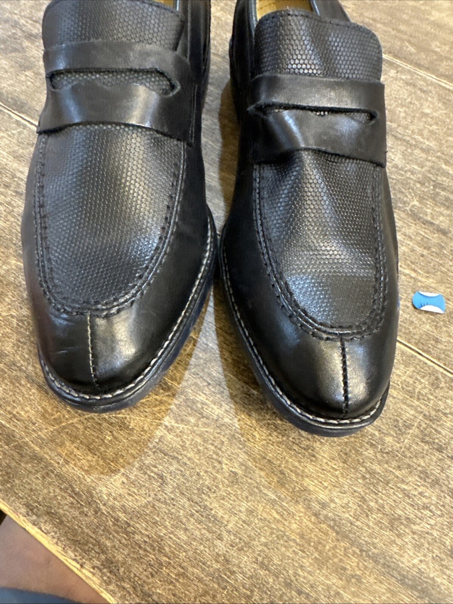 SANDRO MOSCOLONI MAESTRO BLACK PENNY LOAFER Black Size 8  display picture 1