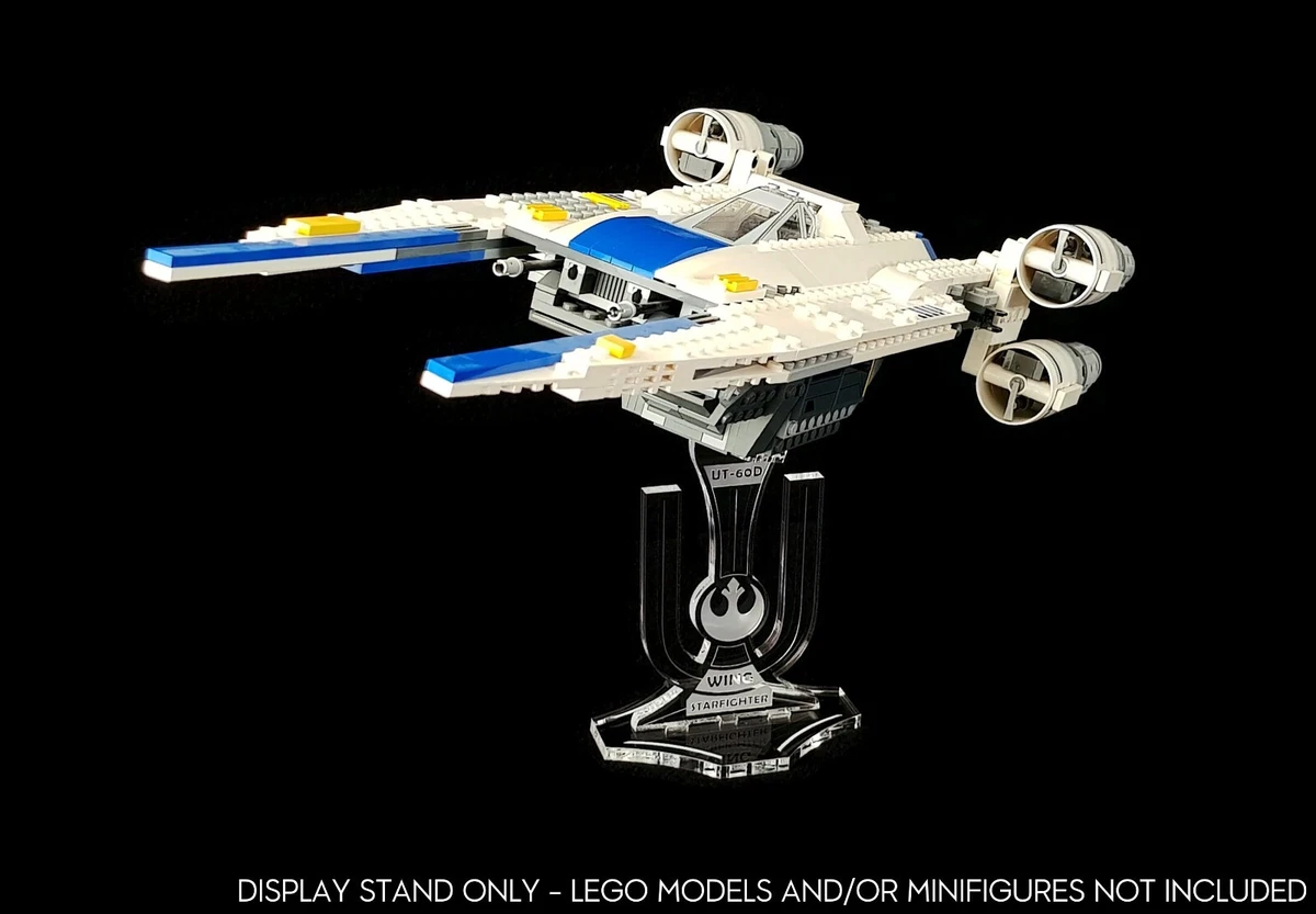 Display stand angled for Lego 75155 Rebel U Wing Fighter A1009