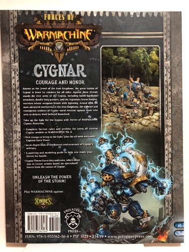 Forces of WARMACHINE - Cygnar RPG Guide (2009) NEW Unread - Picture 2 of 2