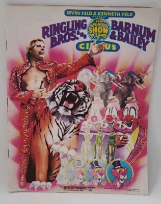 Ringling Bros & Barnum & Bailey Circus 113th Souvenir Program Book Vintage 1983 