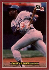 1984 Donruss All-Star Oversized #47 Dusty Baker - EX-MT MLB Baseball Card