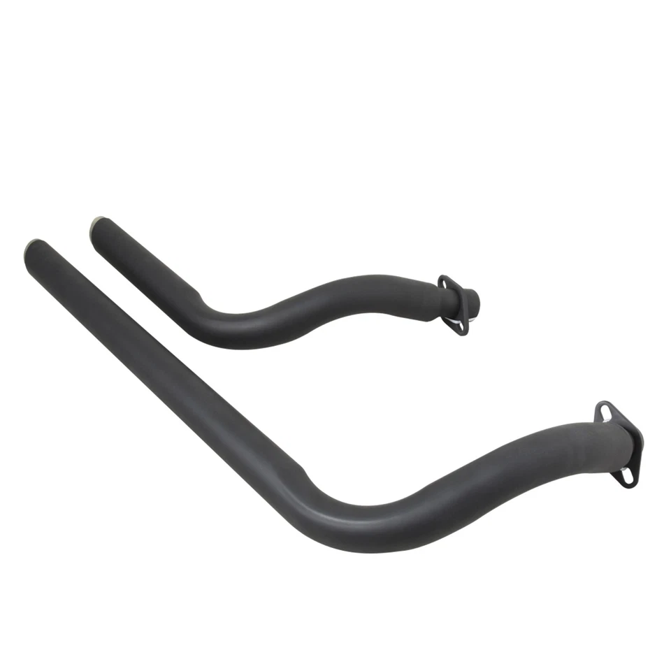 Shortshots Staggered Exhaust Pipe Kit Black for Honda Shadow 750 VT 750 VT400 Foto 3 de 4