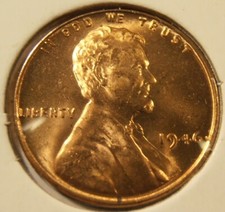 1946 P Lincoln Cent - Bu Coin From A Nice Roll 1946 P Lincoln Cent - Bu Coin From A Nice Roll