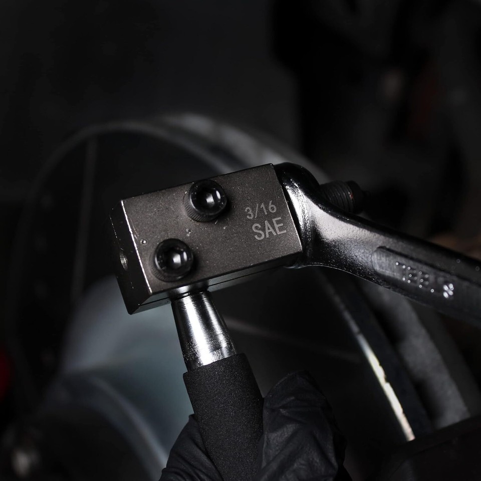 Hydraulic Brake Pipe Flaring Tool In-Situ SAE DIN 3/16 1/4 Flares - Foto 11