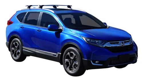 2x BLACK New Aerodynamic Cross bar / Roof rack for HONDA CRV 2017 - 2025 - Picture 2 of 9