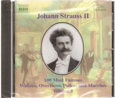 Johann Strauss Jr.: 100 Most Famous Waltzes, Overtures, CD New 0920FZ