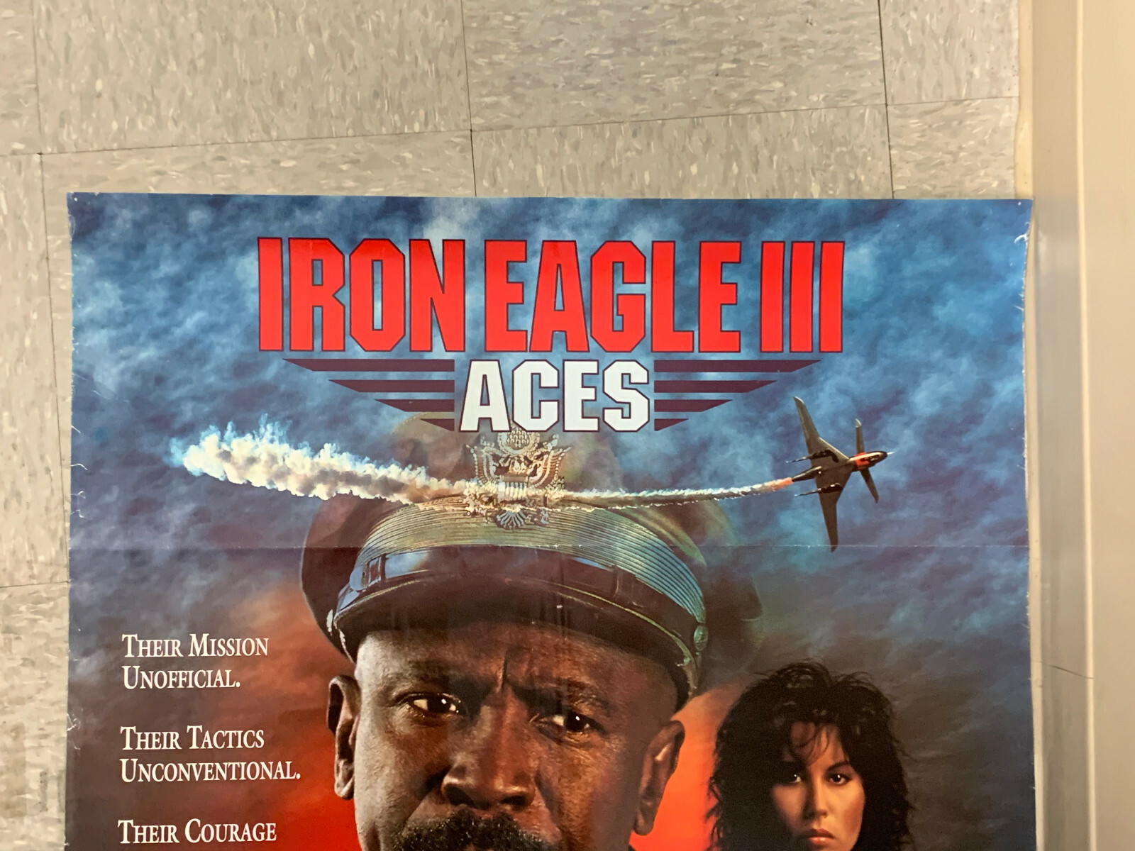 1992 MOVIE POSTER *IRON EAGLE III ACES* GOSSETT/MCLISH/FREEMAN 27X41" 1SHEET eBay