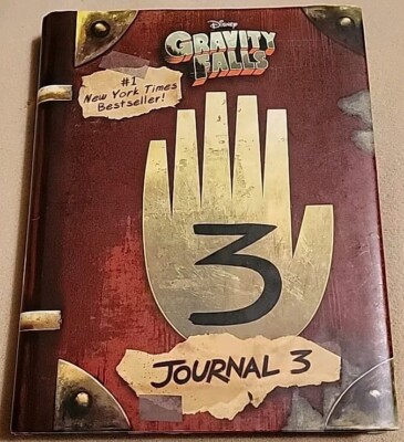 Gravity Falls: Journal 3 by Alex Hirsch (2016, Hardcover) HC DJ Disney XD