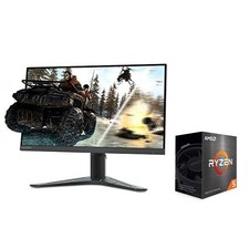 Lenovo G27Q 27  QHD IPS 165Hz 1ms Gaming Monitor + AMD Ryzen 5 5600X 6-core 12-t