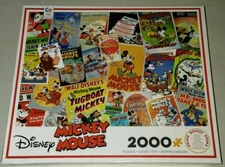 Disney Mickey Mouse 2000 Piece Jigsaw Puzzle BRAND NEW FUN FOR THE WHOLE FAMILY!