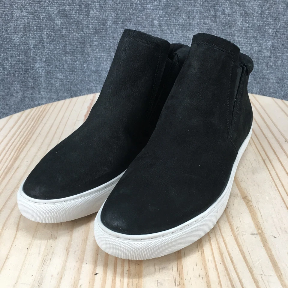 Kenneth Cole New York Boots Womens 8 M Kieran Ankle Bootie Black Leather Casual - Image 3 of 4